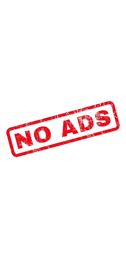 no ads